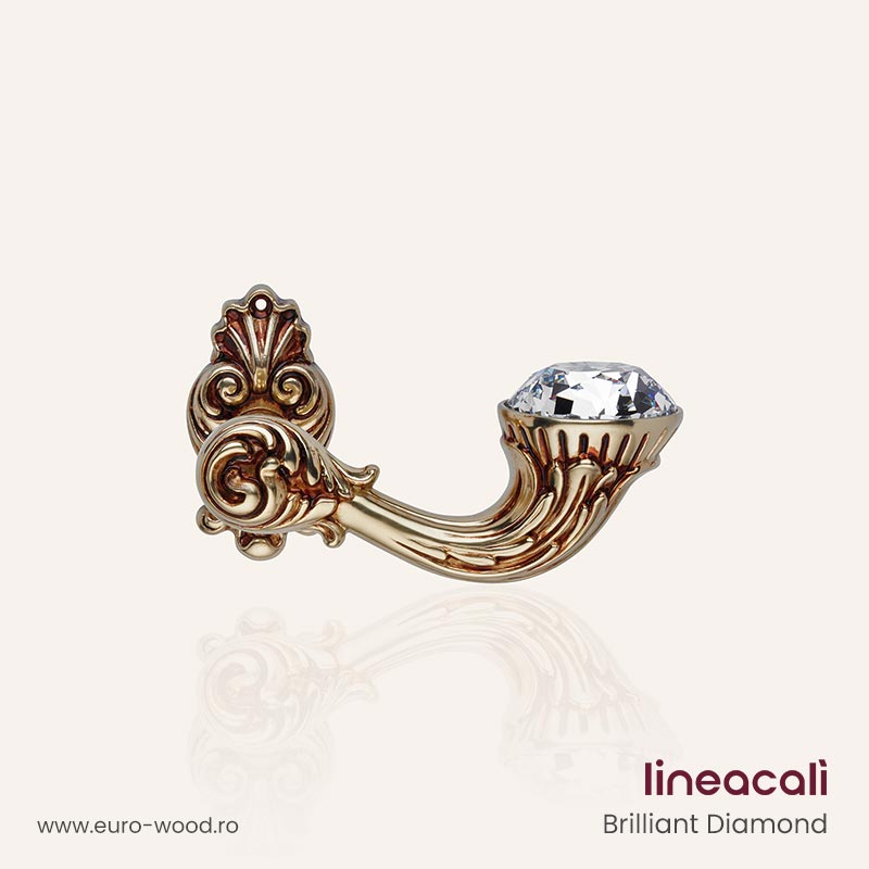 Mânerul Brilliant Diamond pentru uşi din lemn - imagine 2